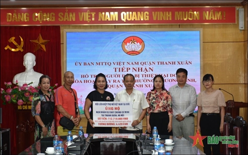 Hội Liên hiệp Phụ nữ Việt Nam tại Đức chia sẻ với các nạn nhân vụ cháy chung cư mini tại Hà Nội